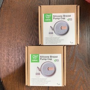 2 silicone Breast Pump Cap Haakaa